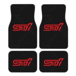 Car Floor Mats Set of 4 Auto Front and Rear Carpet Foot Mats with Rubber Backing Universal
