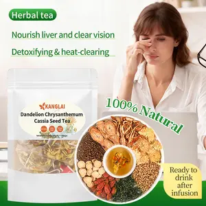 【Daily Eye Comfort Tea】Dandelion Chrysanthemum Cassia Seed Tea｜Heat-Clearing & Gentle on Spleen｜Perfect for Late Nights, Heatiness & Mild Digestion｜Fast Shipping Organic Lung Detox