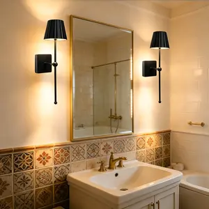 Modern LED Wall Light with Touch Control, USB Rechargeable Metal Wall Lamp, Dimmable, Timer, 3 Color Temperatures, Bedroom Living Room Hallway, Led Mood Light, Ambient Dimmable Led