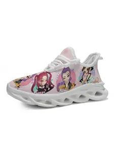 Exclusive Recommendation Anime Print Kids Sports Shoes, Cute Kpop Style, Main Character Pattern, Comfortable Thick Sole Design, Anime Characters