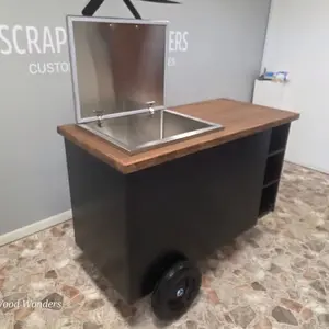 New Collapsible Vendor-Style Beverage Cart