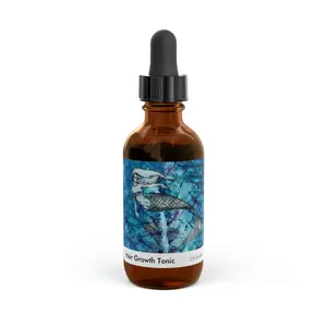 Biotin, Tumeric and Caffeine Hair Growth Tonic, 2oz Mermaid