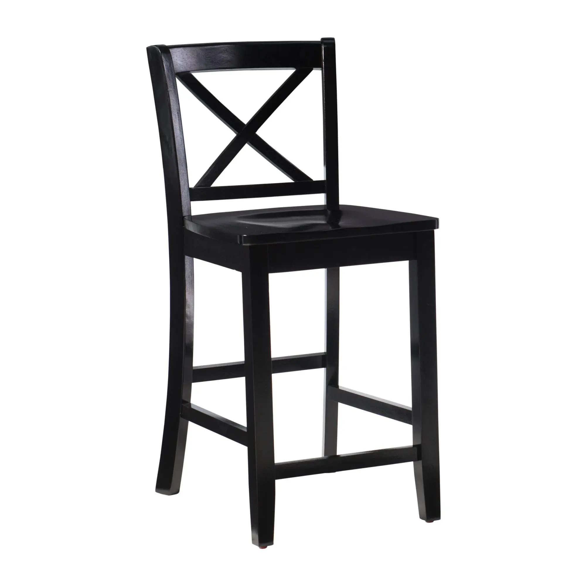 Linon Home Tate X Back Kitchen Counter Stool