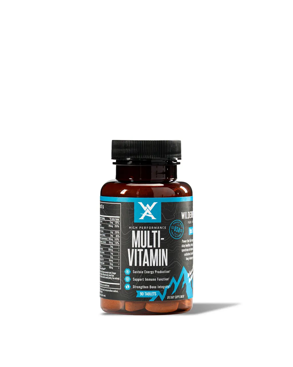 Wilderness Athlete - High Performance Multi Vitamin | Daily Multivitamin for Men & Women - Adult Vitamins Supplement with Chromium and Vanadium