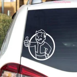 Vault Boy Fallout Vault Tec Vinyl Decal  | Sticker Cars, cups, laptops