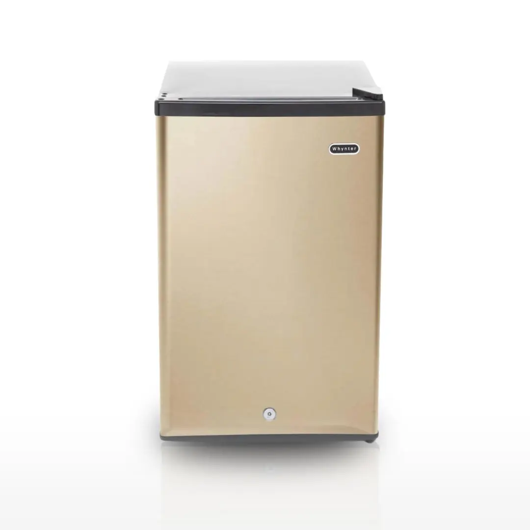 Whynter Reversible 2.1 Cu Ft Upright Portable Freezer, Rose Gold, Ideal for Kitchens, Apartments & Dorms | CUF-210SSG