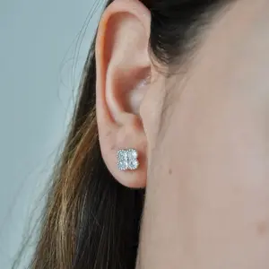 Clover Earrings - Simple Design as Showcased in the Provided Image