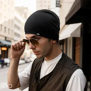 1/2/3 Piece Sun Protection Pile Skull Cap Thin Solid Color Lazy Cycling Running Bald Head Hat Sweat Absorption Breathable Ear Protection Comfort Sleep Cap Beanie‌