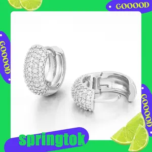 KINHOPI Gold Hoop Earrings for Big Ear Men Cartilage Huggie Simple Lightweight Valentine's Day Gift