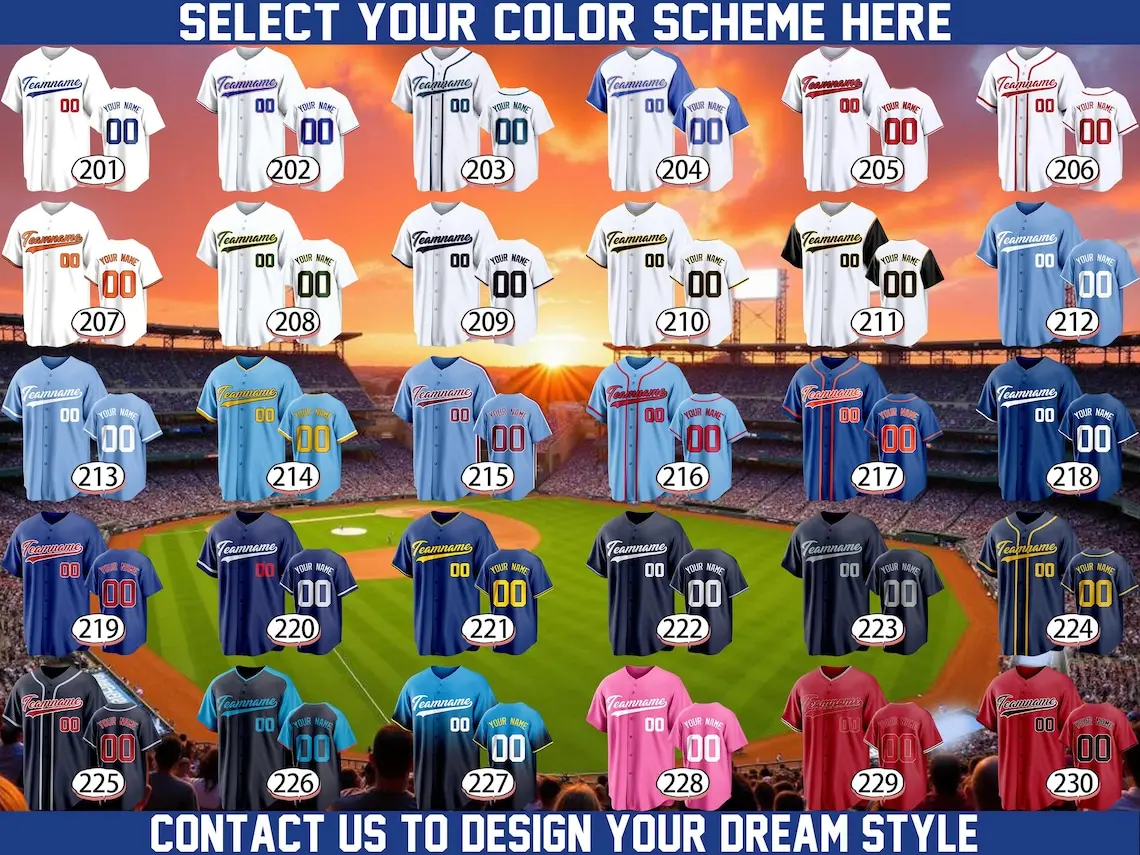 Personalized Striped Baseball Jersey, Custom Button-Down Short Sleeve Athletic Top with Name & Number - Breathable Mesh for Unisex Sports Uniforms, Short Sleeve Jersey, Fashion Jerseys