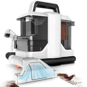 Portable Powerful Carpet and Upholstery Cleaner, 15KPa Spot Vacuum with Dual Tank Deep Cleaning for Pet Stains, Sofa, Car Seats, Mattresses & Rugs