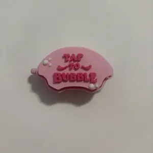 Tap to Bubble 3D Printed Fidget Clicker - Pink Stress Relief Toy for Anxiety Relief