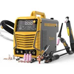 TOOLIOM CT-520D-PRO 110/220V DC TIG Welder & Air Plasma Cutter Combo | HF CUT/HF TIG/Pulse TIG/Spot Welding/Stick 5-in-1 Portable Welding Machine | 200A TIG, 180A MMA & 50A CUT