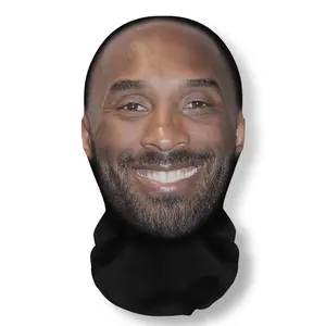 Realistic 3D Mesh Celebrity Face Mask & Headpiece Breathable Ultra-Fine Fiber Super-Stretch Fit Funny COSPLAY Prop Novelty Mask for Costume Parties Halloween Cosplay Events