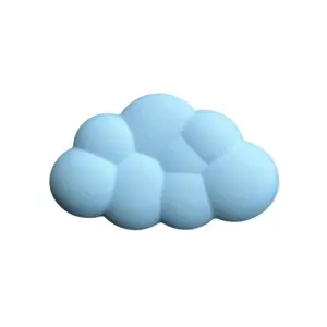 Cloud Shaped Keyboard Wrist Rest Pad Memory Cotton Waterproof Mouse Pad Soft Surface PU Leather Wristband Mouse Mat