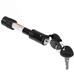 High-Security Trailer Hitch Lock, 5/8" Anti-Theft Receiver Pin Keyed Alike, Fits 2" Class III/IV Hitches, Weatherproof & Drill-Resistant for Theft Deterrence