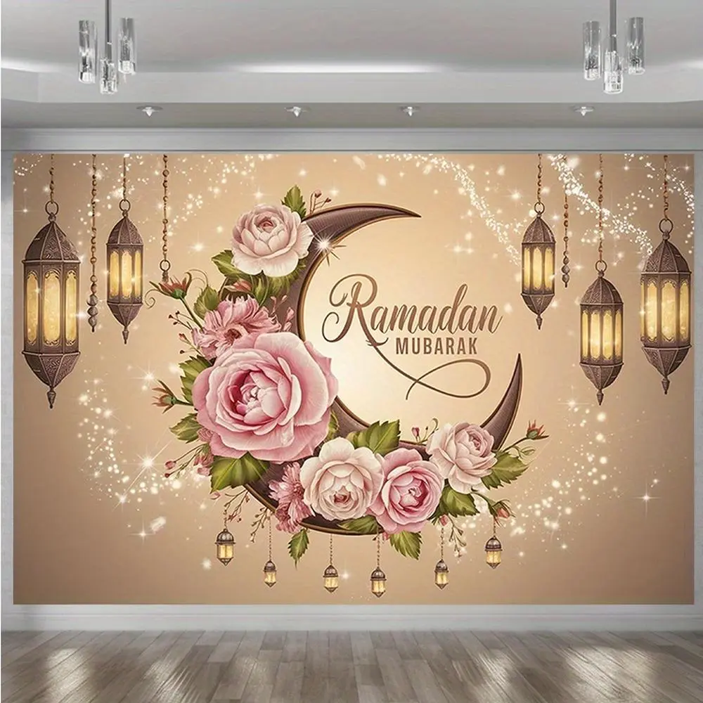 1pc Glam Tropical Beach Sunset Polyester Banner - 39.3x59 inch/100x150cm, 100% Polyester Soft Durable Indoor Wall Decor, Party 3D Scenic Photo Backdrop Ornaments (White), 39.3X59 Inch / 100Cmx150cm