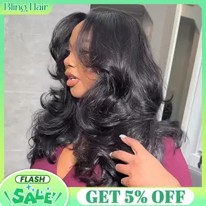 Bling Hair Ready To Wear 9x6 7x5 Lace Closure Wig Body Wave Glueless Wig Human Hair 6x4 5x5 Pre Cut Lace Closure Wigs For Women 180 Density Brazilian Real Human Hair 13x4 13x6 Drawstring Glueless Lace Front Wig