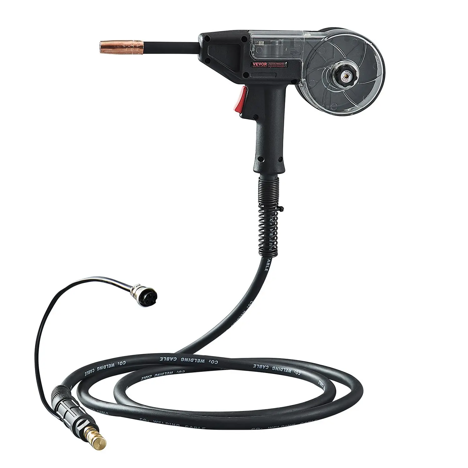 【Summerfinds】VEVOR 200Amp Spool Gun with 10FT Cable, Compatible with W Weldpro MlG200GDsv200 and MIG155GD Welders, Suitable for 0.030" and 0.035" Flux Core/Solid/Aluminum Welding Wires