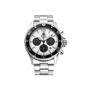 Orient RA-TX02 Solar Quartz Chronograph 42.8mm Diver Style Watch with Sapphire Crystal, RA-TX0203S10B