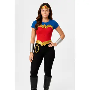 Women's Wonder Hero Costume Accessory Kit