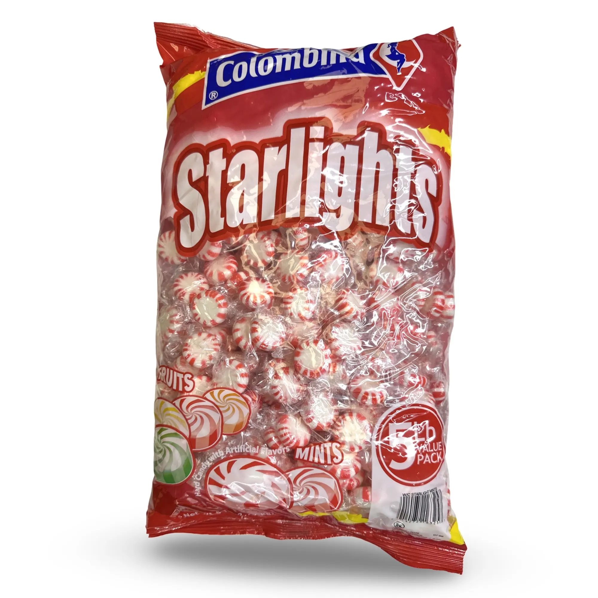 Red Starlights Peppermint Mints Candy, Bulk 5 lb Bag Red Starlights Peppermint Mints Candy, Bulk 5 lb Bag