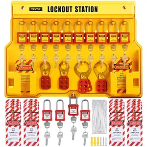 VEVOR 58 PCS Lockout Tagout Kits, TikTokShopBlackFriday, Electrical Safety Loto Kit Includes Padlocks, Lockout Station, Hasp, Tags & Zip Ties, Lockout Tagout Safety Tools for Industrial, Electric Power, Machinery