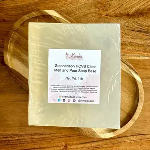 Clear Glycerin Melt and Pour Soap Base  1 lb,  DIY Soap Making Supplies, Crafting Your Own Soaps