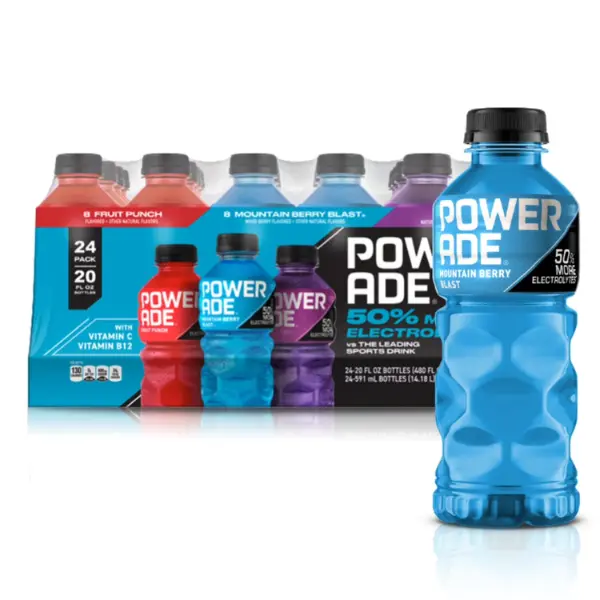 POWERADE Variety Pack (24 Bottles) | Hydration for Active Days