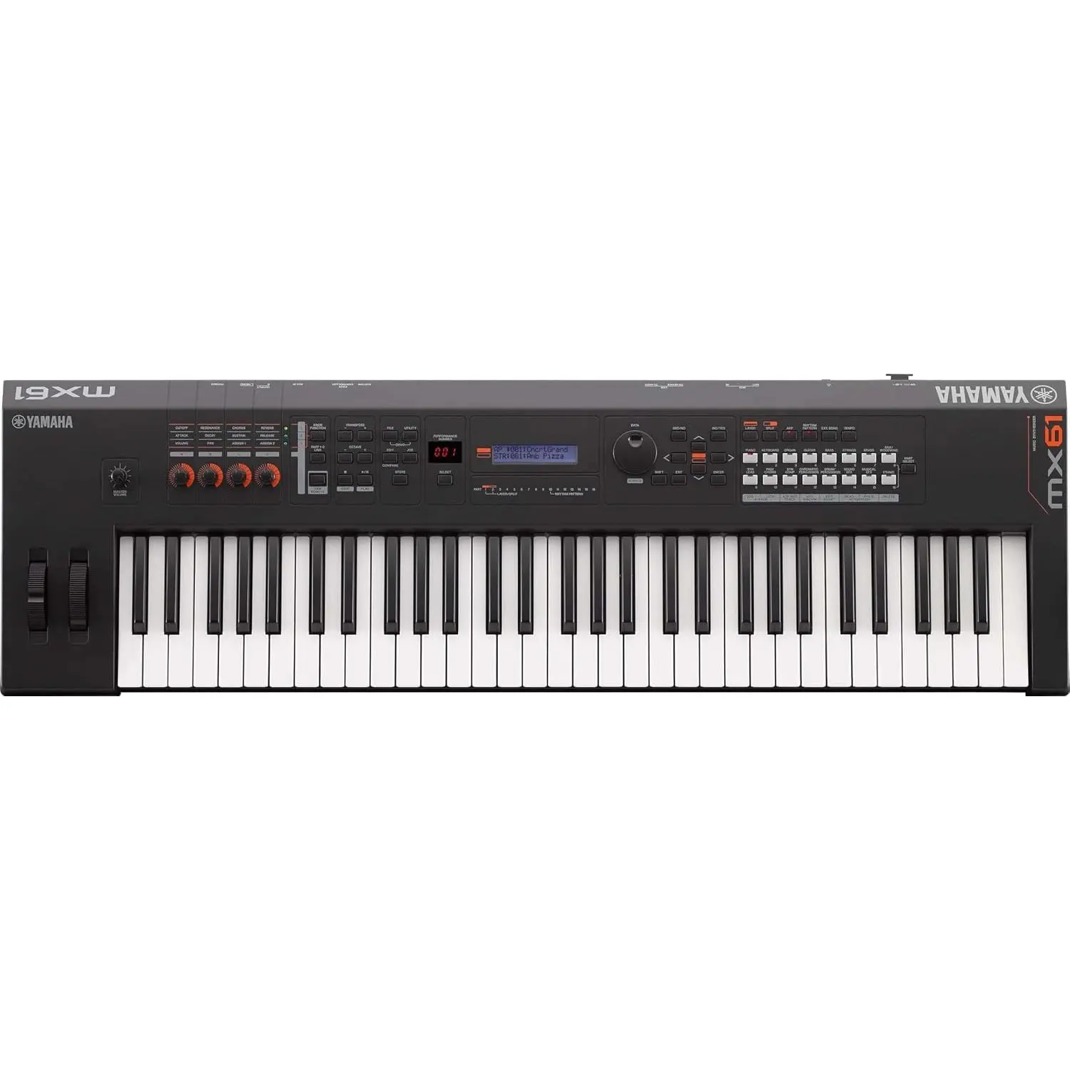 Yamaha MX61BK Music Production Synthesizer, 61-Key, Black