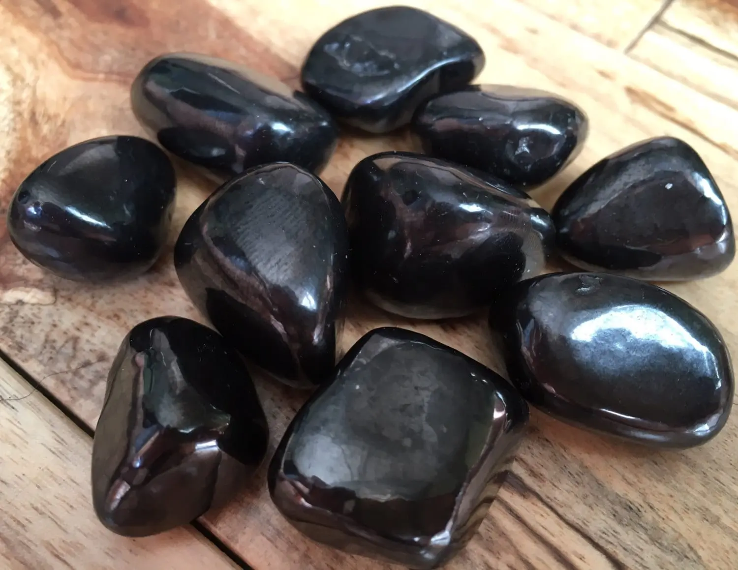 New Moon Beginnings Shungite Stone - Dark Black Color, Natural Form, Round Shape, Ideal for Meditation and Spiritual Practices