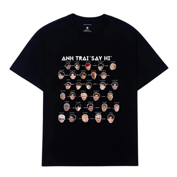 Anh Trai Say Hi T-Shirt, ATSH, T-Shirt, Fashion Cotton, Full Colors, Full Sizes, For Men, For Women