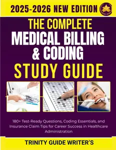 The Complete Medical Billing & Coding Study Guide 2025–2026: 180+ Test-Ready Questions, Coding Essentials, and Insurance Claim Tips