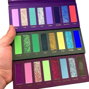 Highly Pigmented Palette, Eyeshadow Palette is a cosmetic set with vibrant shades in matte, shimmer, and metallic. finishes for long-lasting color. Perfect for any styleHigh Pigmented Blendable Eye Shadow Makeup Products, Multi-use Eye Makeup Too !