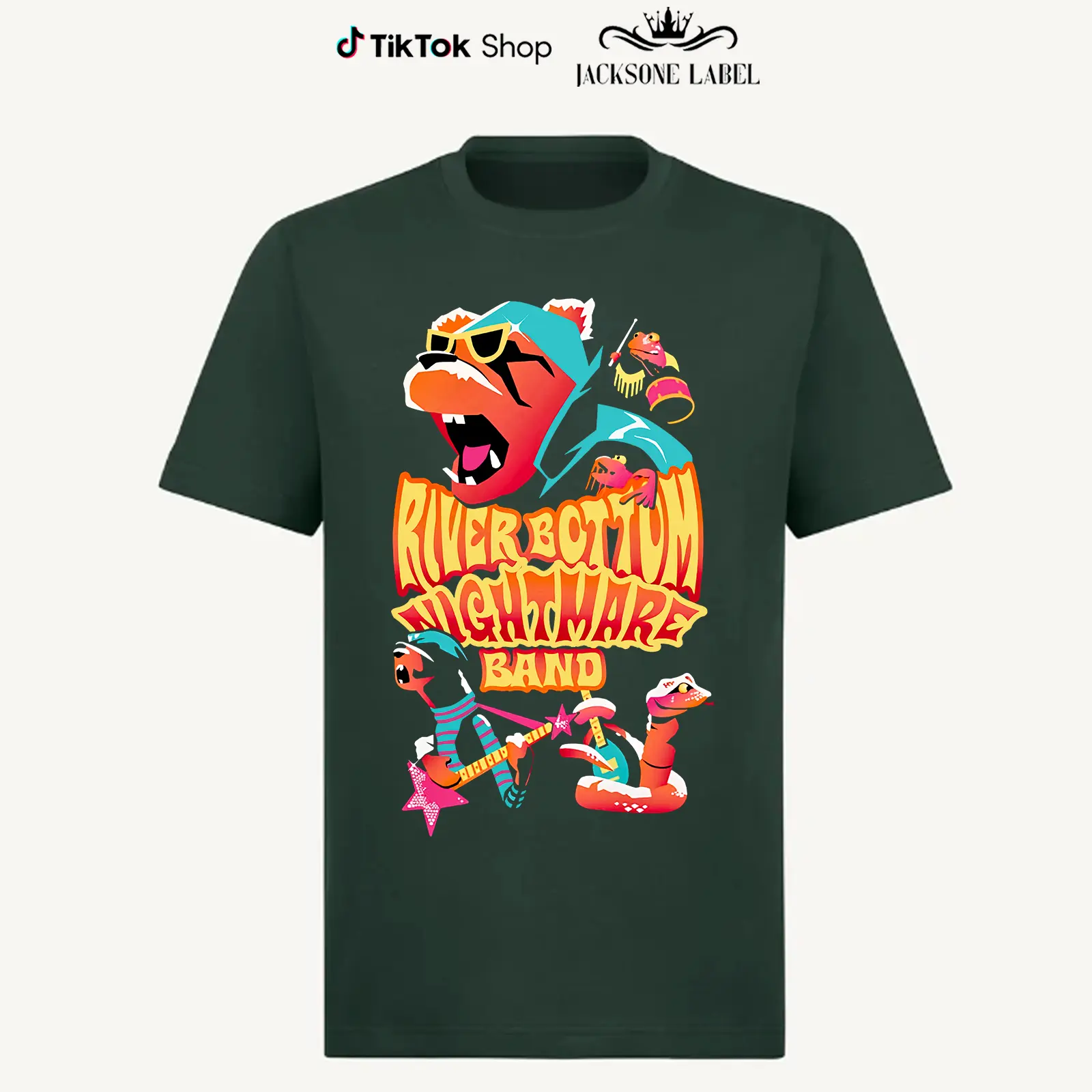 Riverbottom Nightmare Band Sweatshirt, Emmet Otter's Jug Band Christmas Cartoon Movie Shirt, The Muppet Show, Muppets Fan, Gift For Fan, Chritsmas Party Shirt, Unisex Graphic Crewneck