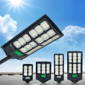 Solar Outdoor LED Light with Motion Sensor and Remote Control, Wall Mounted Lighting for Garden, Garage, Yard Use, Solar Street Light