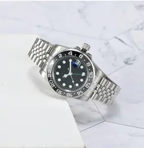 MENS GMTS STAINLESS STEEL WATCH