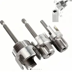 Universal Pipe Fitting Adapter Tool, Compatible with 1/2", 3/4", 1" Male & Female Threads, Fits PVC/PPR/MPP Tubing, Ideal for DIY & Professional Plumbing Installations, Water Hose Quick Connect Accessory