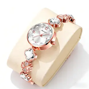 Four-leaf clover waterproof women's watch bracelet women's fashionable new model niche luxury high-end style
