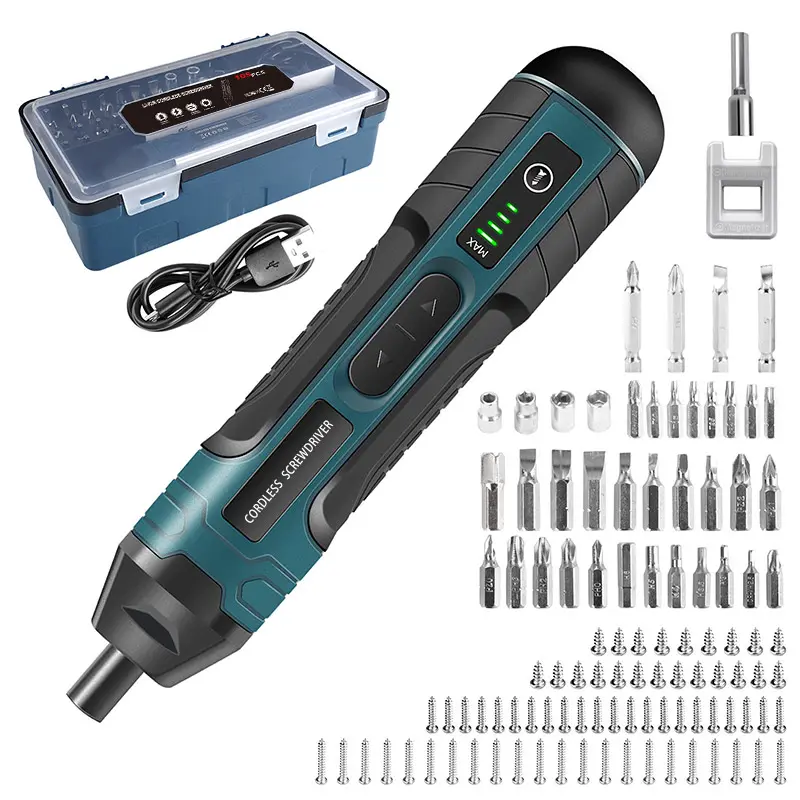 Multifunctional Cordless Electric Screwdriver - Portable Straight Handle DIY Power Tool for Phone Disassembly, Appliance Repair, Diy Power Tools