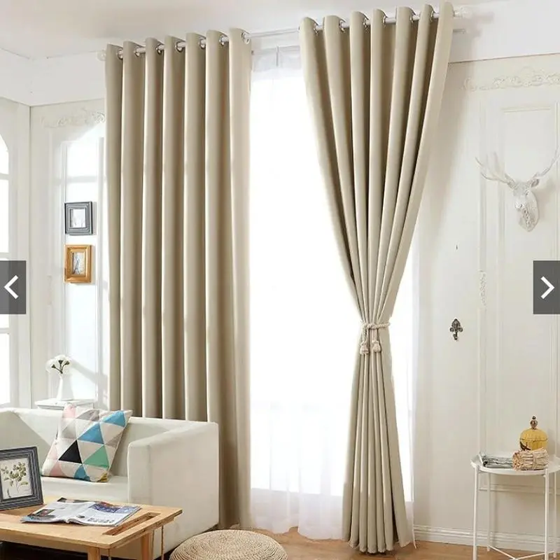 2 Panel Solid Color High Blackout Curtains for Bedroom Living Room Home Grommet Darkening Thermal Insulated Noise Reduce Drapes 63 84 95 108inch,back to school,dorm essentials,home decor,home essentials
