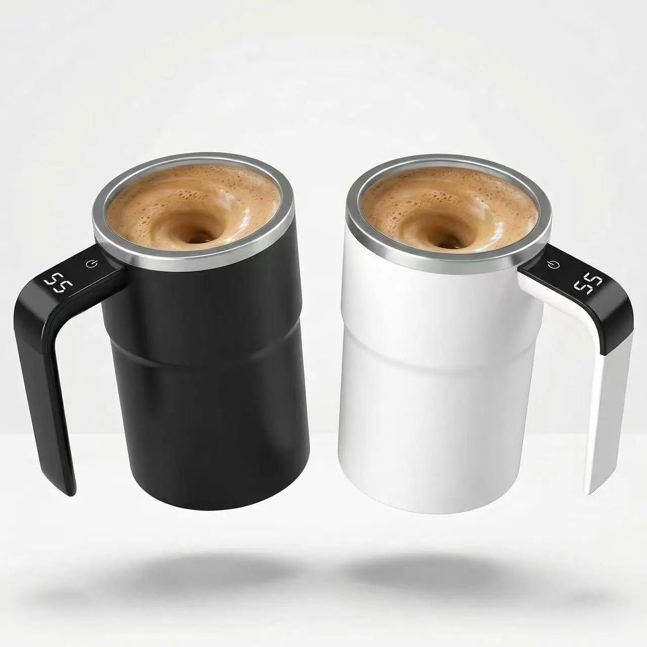 Automatic Self-Stirring Coffee Mug - Electric Mixing Cup for Coffee, Protein Shakes & Hot Cocoa - USB Rechargeable, 20s Fast Blend