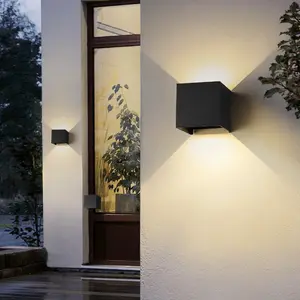 Solar Powered LED Wall Light with Motion Sensor, Outdoor Lighting for Yard, Garden, Patio and Garage, Automatic On/Off, Easy Installation, Warm Ambiance Lighting