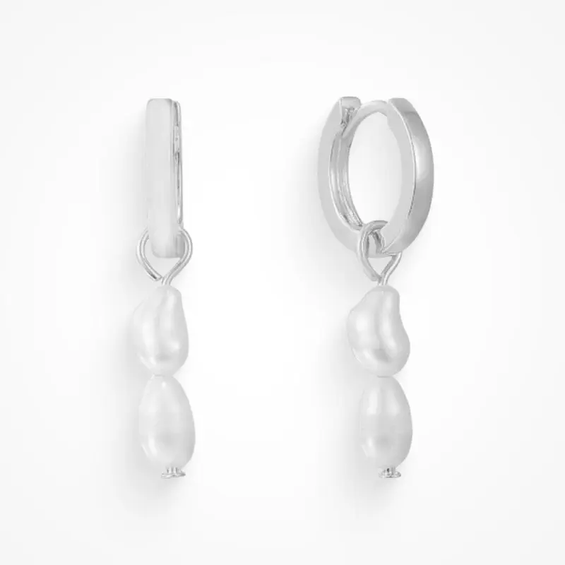 EVRY JEWELS Gold or Silver Plated Women's Hypoallergenic Maui Earrings