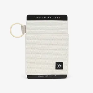 THREAD - Off White Elastic Wallet