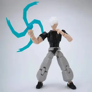 3D Multi-Jointed Articulated Anthropomorphic Action Figure, Lucky13 Dummy13 Jujutsu Kaisen Cursed Robe Sukuna Decapitates Satoru Gojo Anime Toy Figure, Anthropomorphic Action Figures