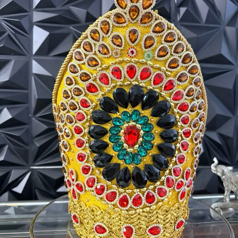 Customized Oshun Ibu Ikole Corona, Yoruba Religion Devotional Item