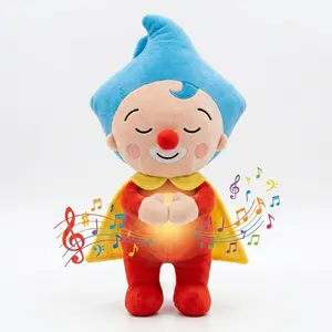 Soothing Rhythmic Breathing Plush Toy , 40cm Soft Stuffed Animal Sleep Soother with Glowing Belly, Huggable Comfort Snuggle Plushie for Toddlers, Calming Bedtime Companion Toy, Ideal Birthday Baby Shower Gift for Boys & Girls Electric pet TOY
