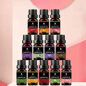 3 Bottle 10ML Essential Oil Set, Natural Aromatherapy Oils for Diffusers, Humidifiers, Car Fresheners, Home Fragrance Supplement