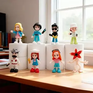 8-Piece Stranger Things Figure Set, Figures Combo, Human Flower Peripheral Model Display, Collectible Figures, Perfect Gift for Fans